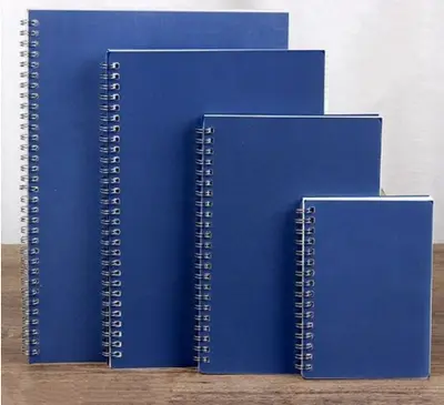 A6 coil notebook blue