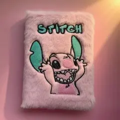 JM-8007 Pink Star仔 Fur Book A5