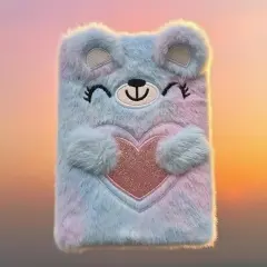 JM-8012 Colorful Bear Fur Book A5