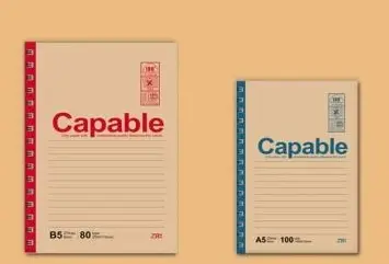 A580 leather coil notebook 6311