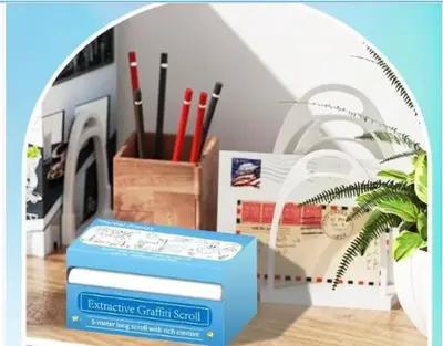 Extractable Graffiti Roll 500*8.5cm Back Adhesive