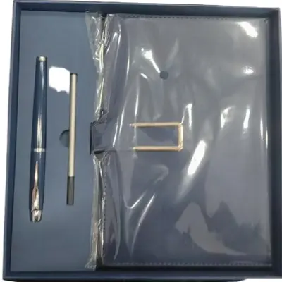 Ballpoint pen notebook set - Blue