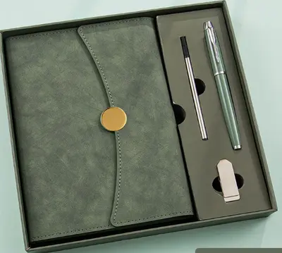 USB drive notebook set - Green