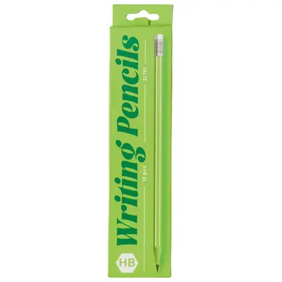 ZL701-3 - 12 HB pencils with eraser tips