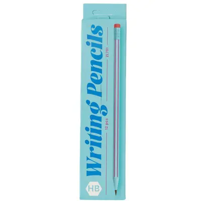 ZL701-6 - 12 HB pencils with eraser tips