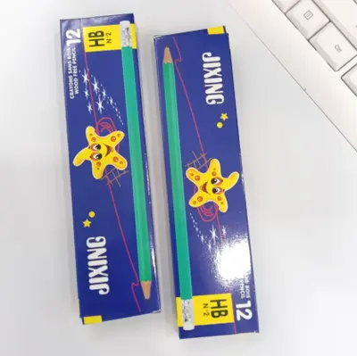 Starfish green HB pencils