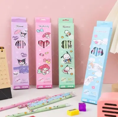 BN3661 Sanrio 2B pencils 12 pieces + pencil sharpener 1