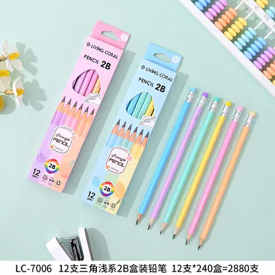 LC7008-2 Paper Box of Hole Punch Pencils 12 pieces