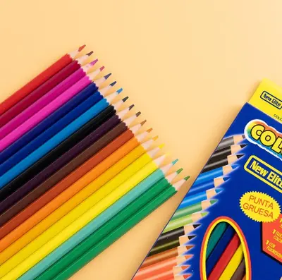 48-color plastic rod colored pencils