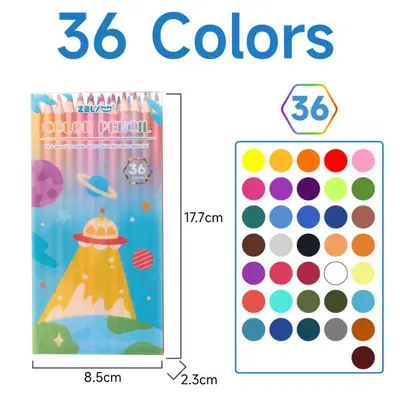 ZL104 - 36-color PET box of colored pencils