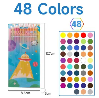 ZL105 - 48-color PET box of colored pencils