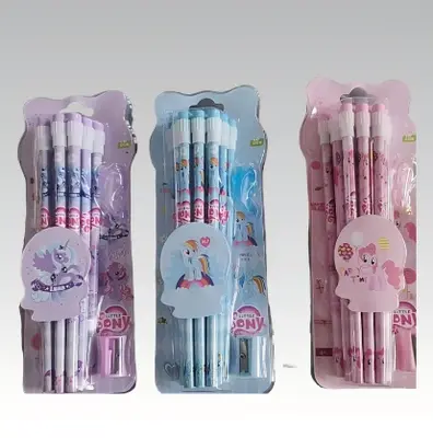 8011 Little Pony - HB Pencil with Shell Cover 12 pieces in bubble packaging