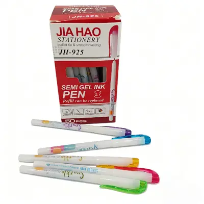 925 - Fluorescent Color Rod Oil Pen Color Box