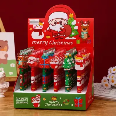 GP-80065 Christmas Patch Pressed Neutral Pen