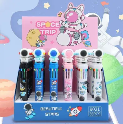 9021 Space Man Ten Color Pen