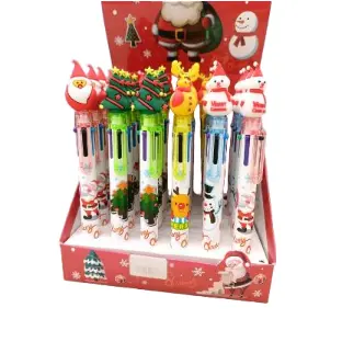 XC-Y069 Six Color Ballpoint Pen Christmas Edition