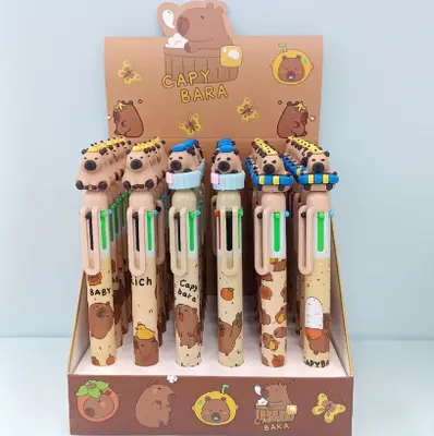 Six Color Ballpoint Pen Kapibara