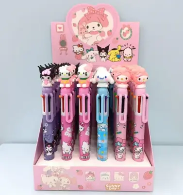 Six Color Ballpoint Pen Sanrio