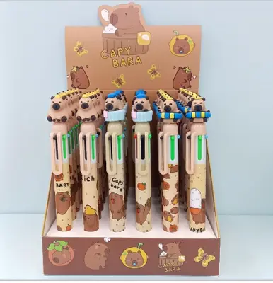 Six Color Ballpoint Pen Kapibara