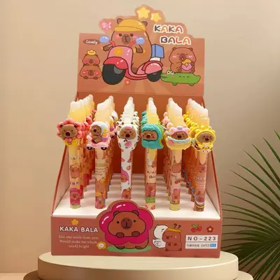 NO-223 Kapibara Pressed Erasable Pen