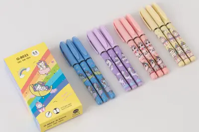 G-8033 Ballpoint Pen in Box / Flower Pattern