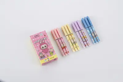 G-8057 Ballpoint Pen in Box / Flower Pattern