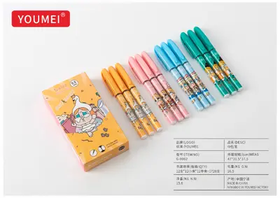 G-8062 Ballpoint Pen in Box / Flower Pattern