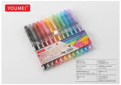 G-8811 Colored Fruit Flavor Ballpoint Pen in PVC / Labeling