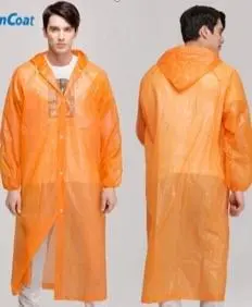 Adult PEVA Raincoat 65 x 115 cm - 1684