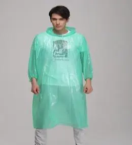 Adult Disposable PE Raincoat 85 x 110 cm - TS004