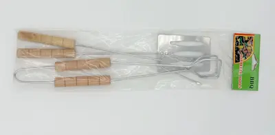 3-Piece BBQ Tool Set - 30cm - 3PC