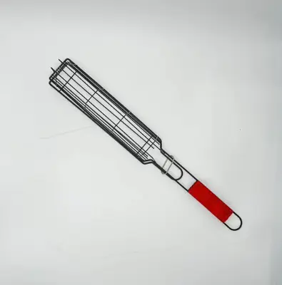 BBQ Grill Basket with Wooden Handle - 4*40CM - 587B