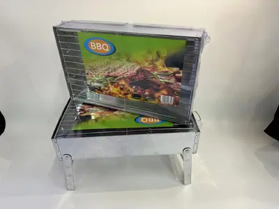 Portable Charcoal BBQ Grill - 38*23CM - ZDL3823