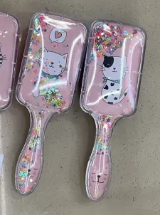 Oval Hair Brush - 6586猫咪