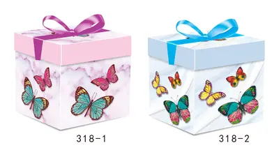 Printed Gift Box - Small | 10*10*10CM | 318