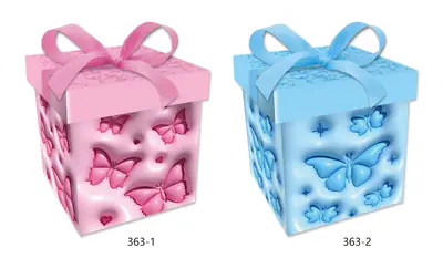Printed Gift Box - Small | 15*15*15CM | 363
