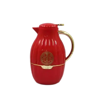 PP Plastic Glass-Lined Vacuum Jug 1.55L - JLM-5452-1.55L - Wedding Red