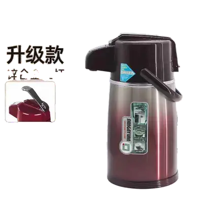 Steel-Body Glass-Lined Vacuum Jug 3.0L - JLS-1122-3.0L - 50# Ruby Red