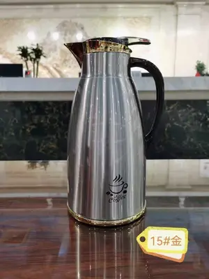 Steel-Body Glass-Lined Vacuum Jug 1.6L - JLS-3472A-1.6L - 15# Gold