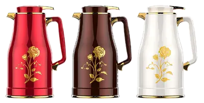 Steel-Body Glass-Lined Vacuum Jug 1.6L - JLS-6122-1.6L - 6# White