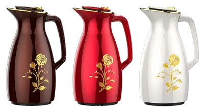 Steel-Body Glass-Lined Vacuum Jug 1.6L - JLS-6142-1.6L - 6# White