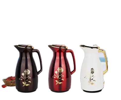 Steel-Body Glass-Lined Vacuum Jug 1.6L - JLS-6142-1.6L - 78# Red