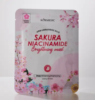 KORMESIC Cherry Blossom Nicotinamide Brightening facial mask UKGB 25ml