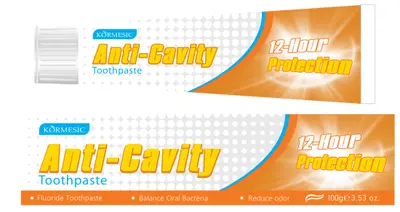 KORMESIC12H Preventing Cavities Toothpaste (For Foreign Trade) 100g