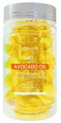 KORMESIC Moroccan Oil & Avocado Oil Multi-Vitamin Hair Essence (for foreign trade) 1ml*40 capsules