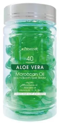 KORMESIC Moroccan Oil&Aloe Vera Oil Multivitamin Hair essence (for foreign trade) 1ml * 40 capsules