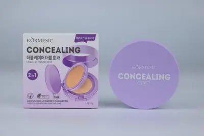 KORMESIC moisturizing double effect air cushion powder combination KRGB (special for foreign trade) 12g+8g