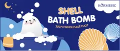 KORMESIC Shell Shower Balls (for foreign trade) 450g