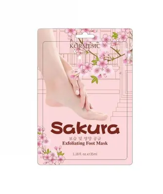 KORMESIC Cherry Blossom Exfoliating Foot Mask (for foreign trade) 35ml