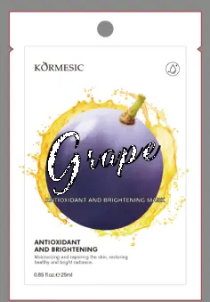 KORMESIC Grape Antioxidant Brightening Mask (for foreign trade) 25ml ‘Special Offer’